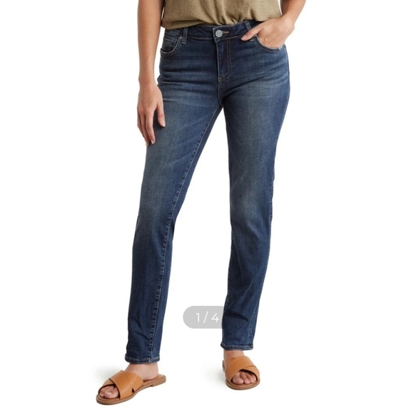 Kut from the Kloth Denim - Kut from the Kloth Women's Dark Blue Boyfriend Jeans